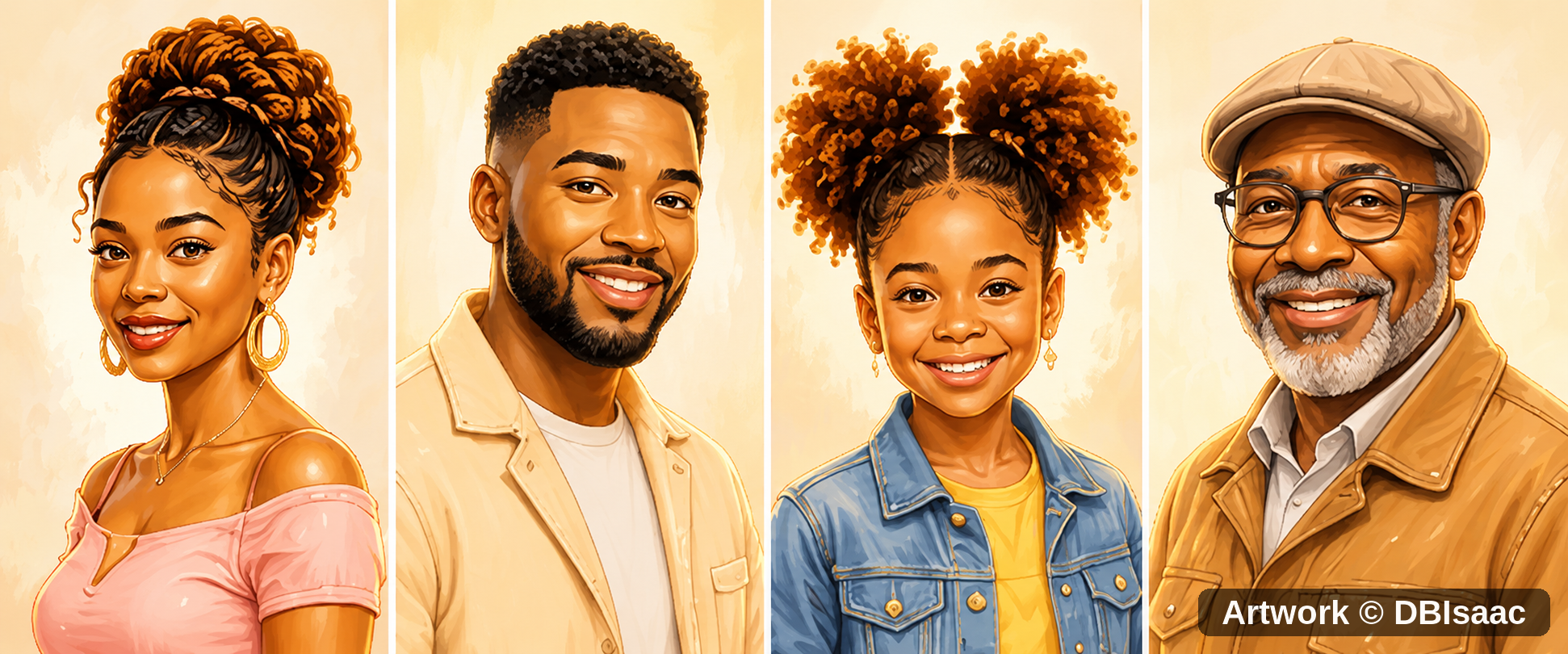 Custom Portrait Art artwork by DBIsaac